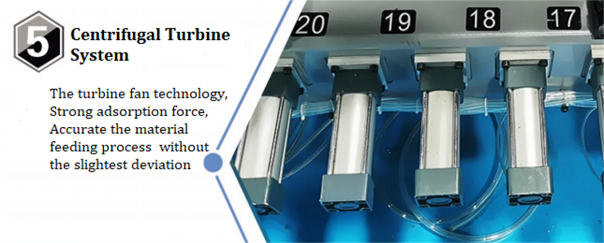 5.Centrifugal turbine system from one pass inkjet printer